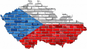  Magnetische Landkarte Tschechische Republik, illustrierte, bunte