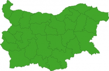  Magnetische Landkarte Bulgarien, administrative, grüne