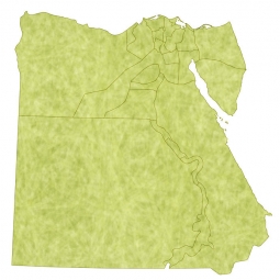  Magnetische Landkarte Ägypten, illustrierte, grüne