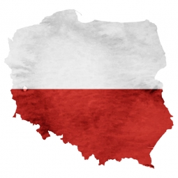  Magnetische Landkarte Polen, illustrierte, bunte