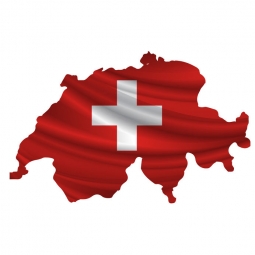  Magnetische Landkarte Schweiz, illustrierte, bunte