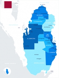  Magnetische Landkarte, vektor, blaue