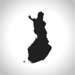  Magnetische Landkarte Italien, illustrierte, graue