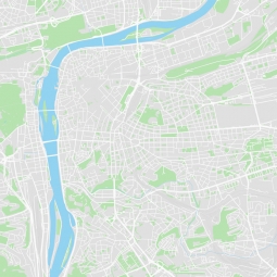  Magnetische Landkarte Prag, illustrierte, bunte